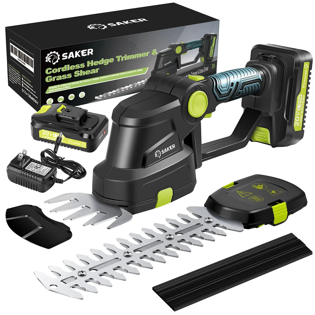 Saker cordless hedge trimmer