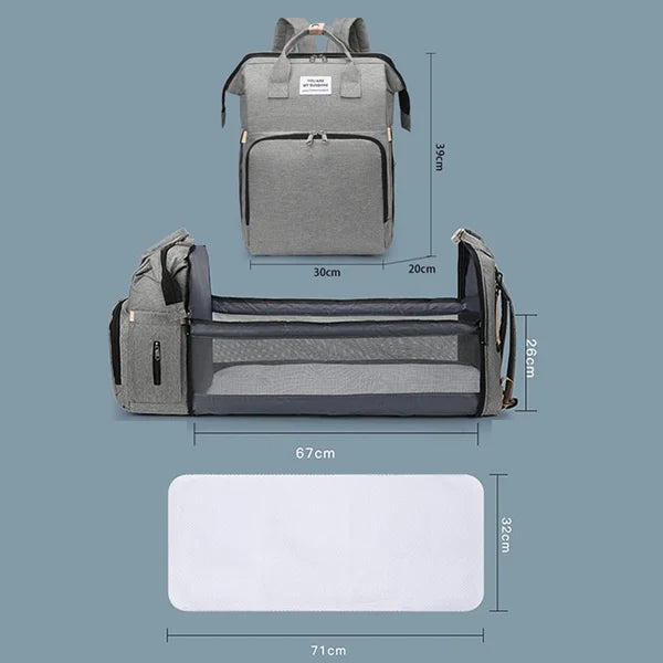 Diaper Bag Backpack with Changing Station