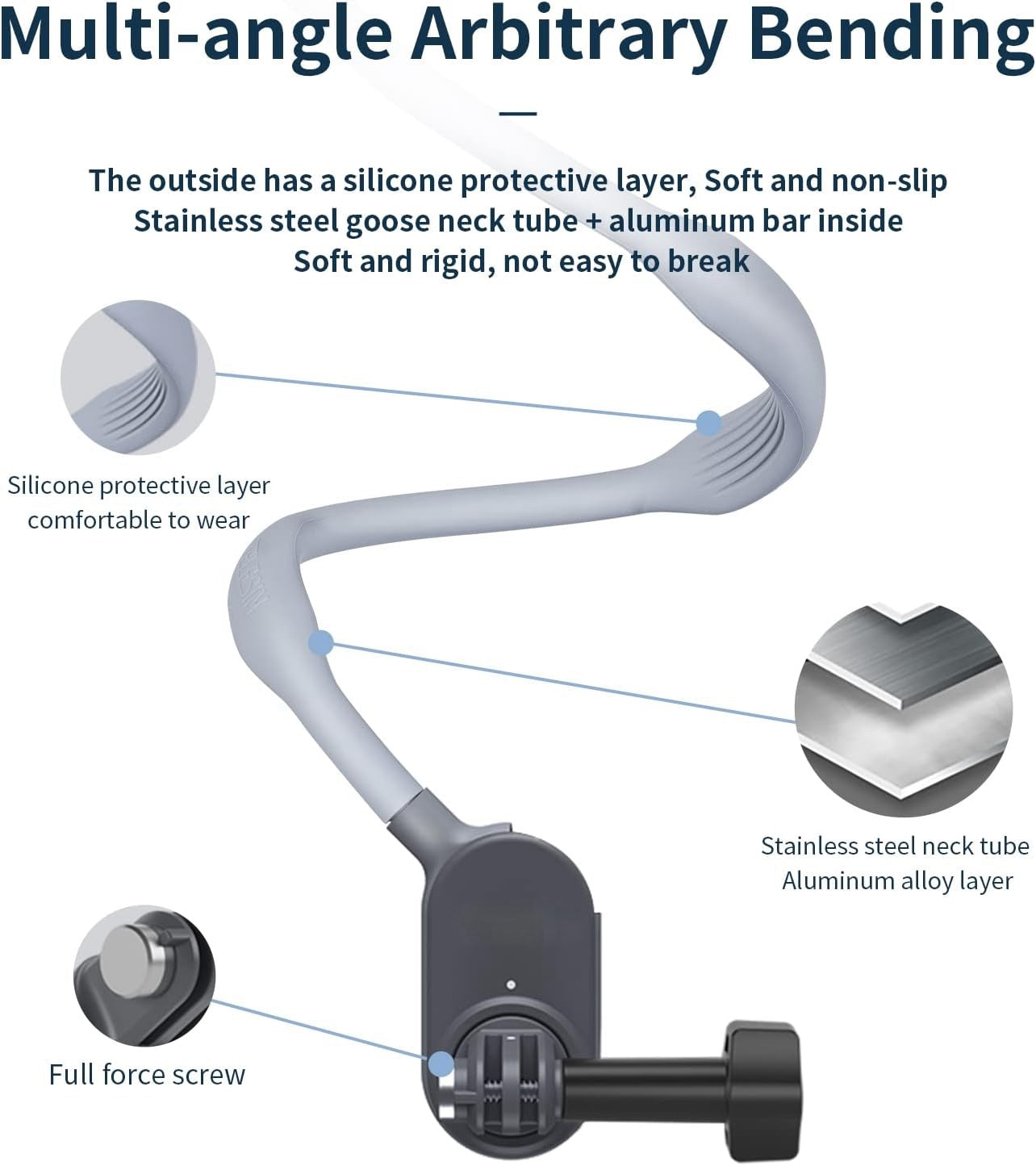 Magnetic Neck Mount for Sports Camera (Phone)