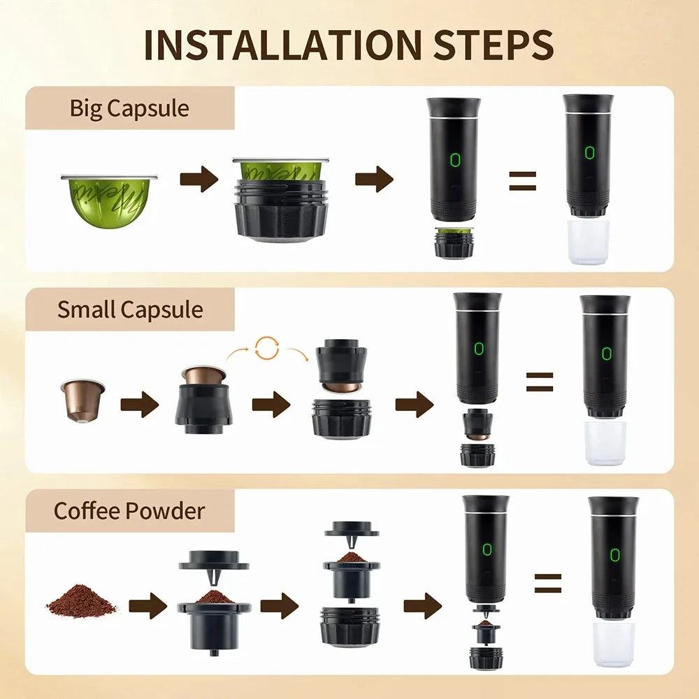 Luniun™ Portable Electric Coffee Maker