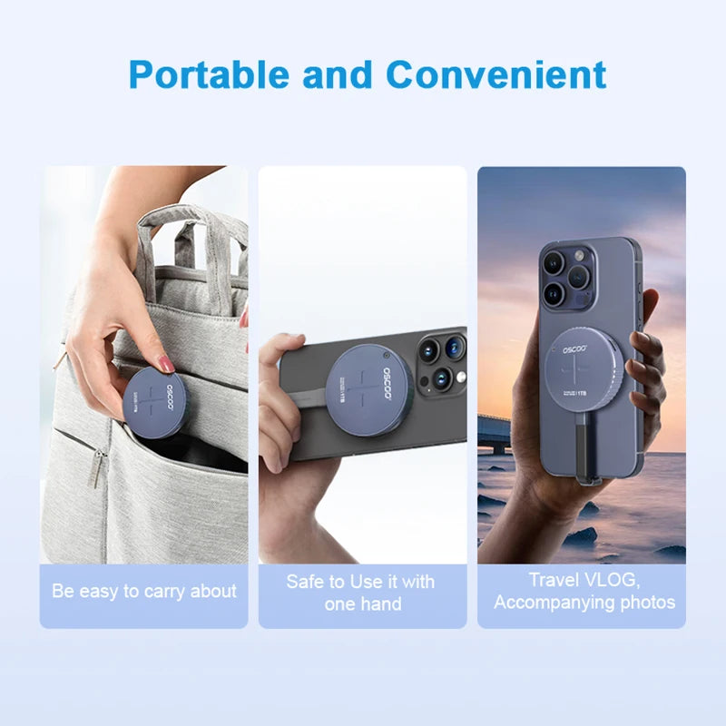 Luniun™ Portable Magnetic External SSD