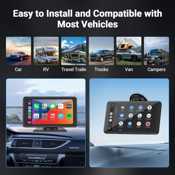 LUNIUN™ 7inch Car Radio Multimedia Video Player Wireless Carplay