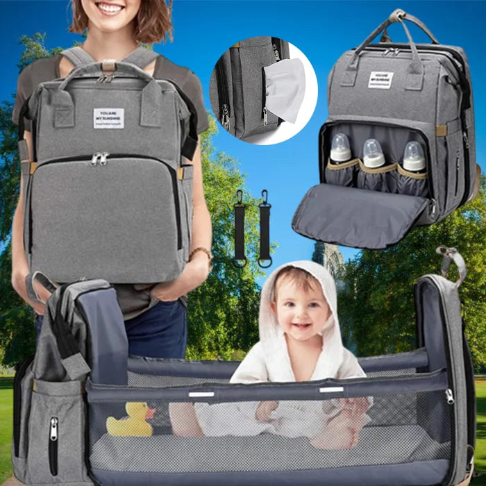 Diaper Bag Backpack with Changing Station