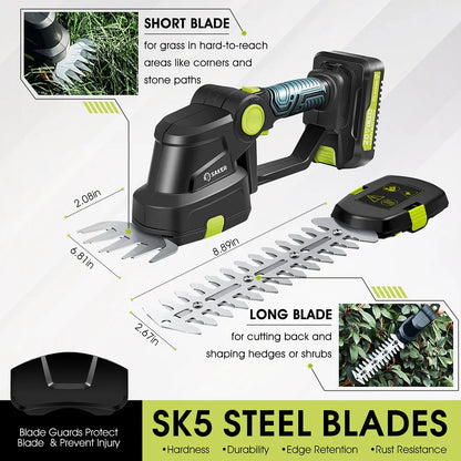 Saker cordless hedge trimmer