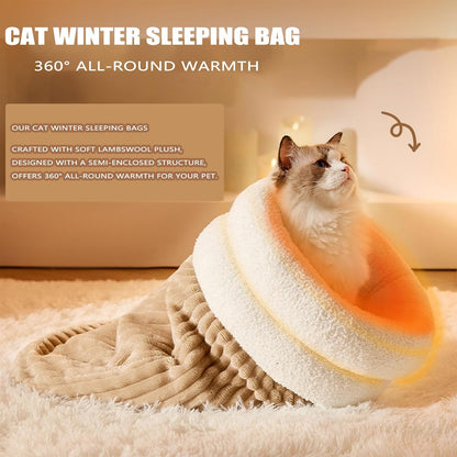 Cozy Cat Bed Sleeping Bag