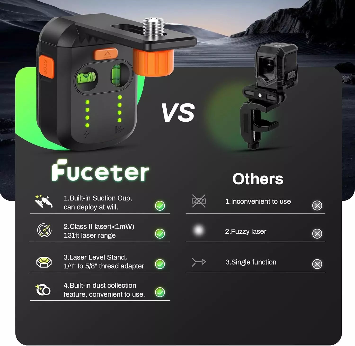 Luniun™ 3 in 1 Laser Level