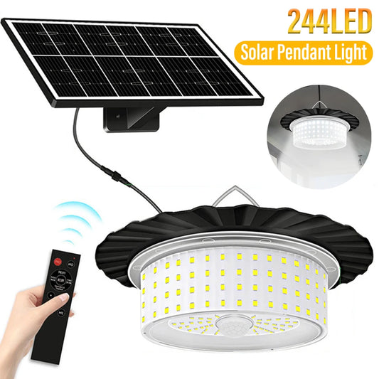 LUNIUN™ Outdoor Motion Sensor Solar Light 5 Modes with Remote Control 360°