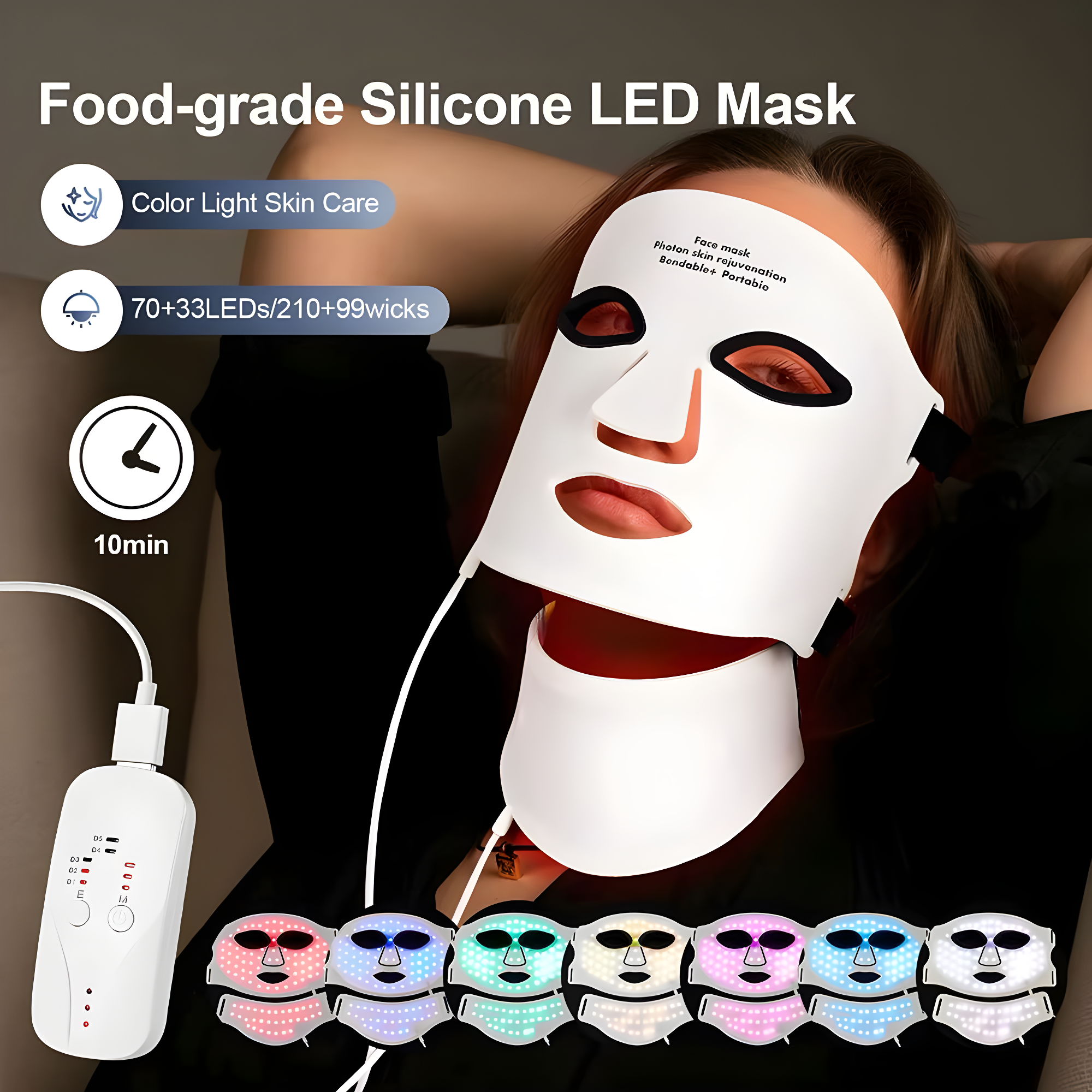 Luniun™LED Light Therapy Face Mask
