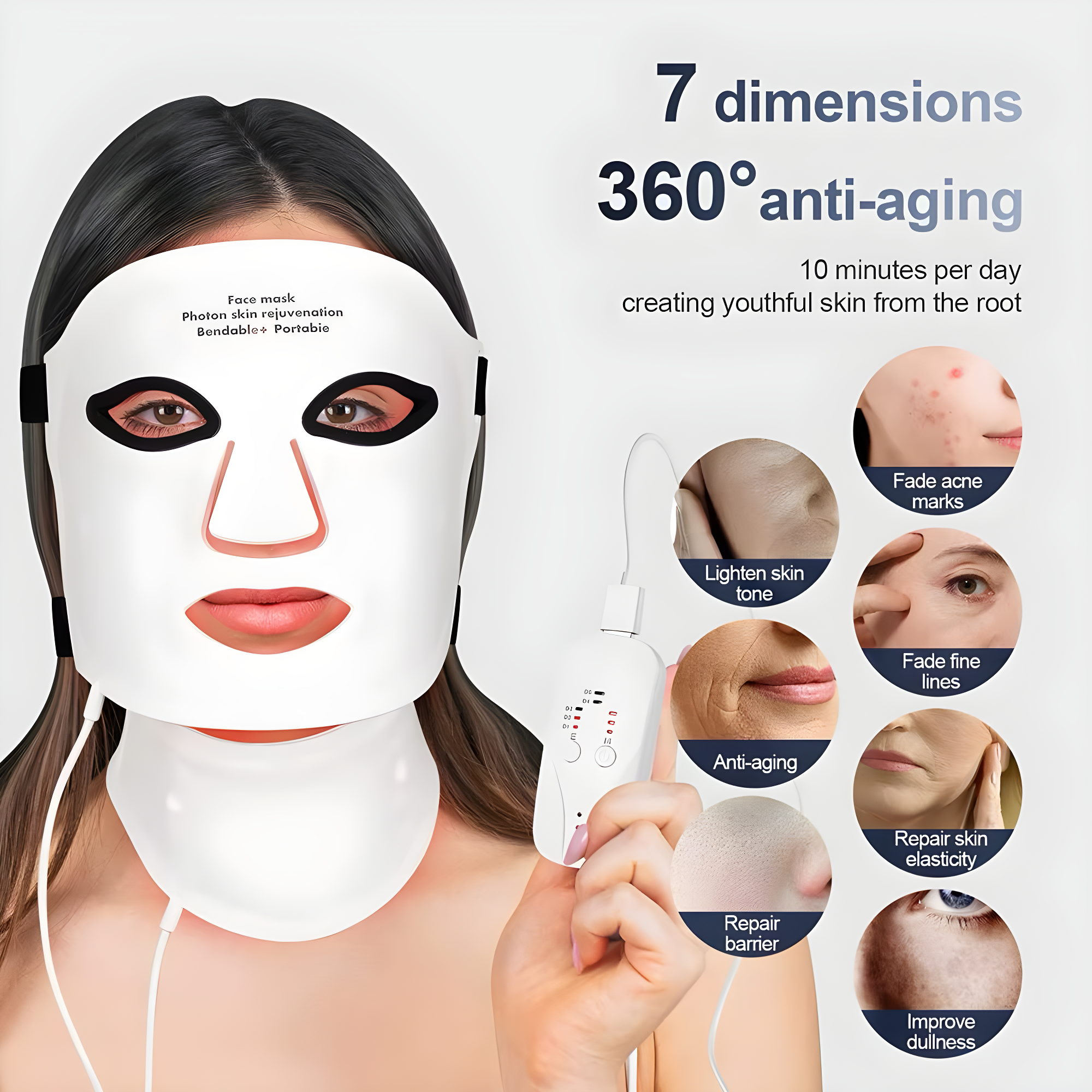Luniun™LED Light Therapy Face Mask