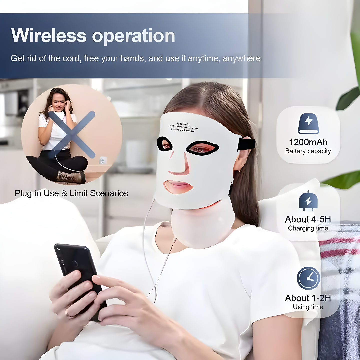 Luniun™LED Light Therapy Face Mask